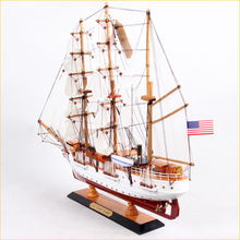 美國海鷹號帆船 精致木質工藝品，點亮櫥窗與家居空間